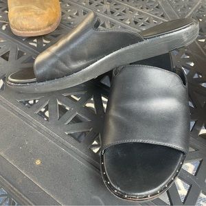 Fitflop Mule Slide Sandal Slip On Leather